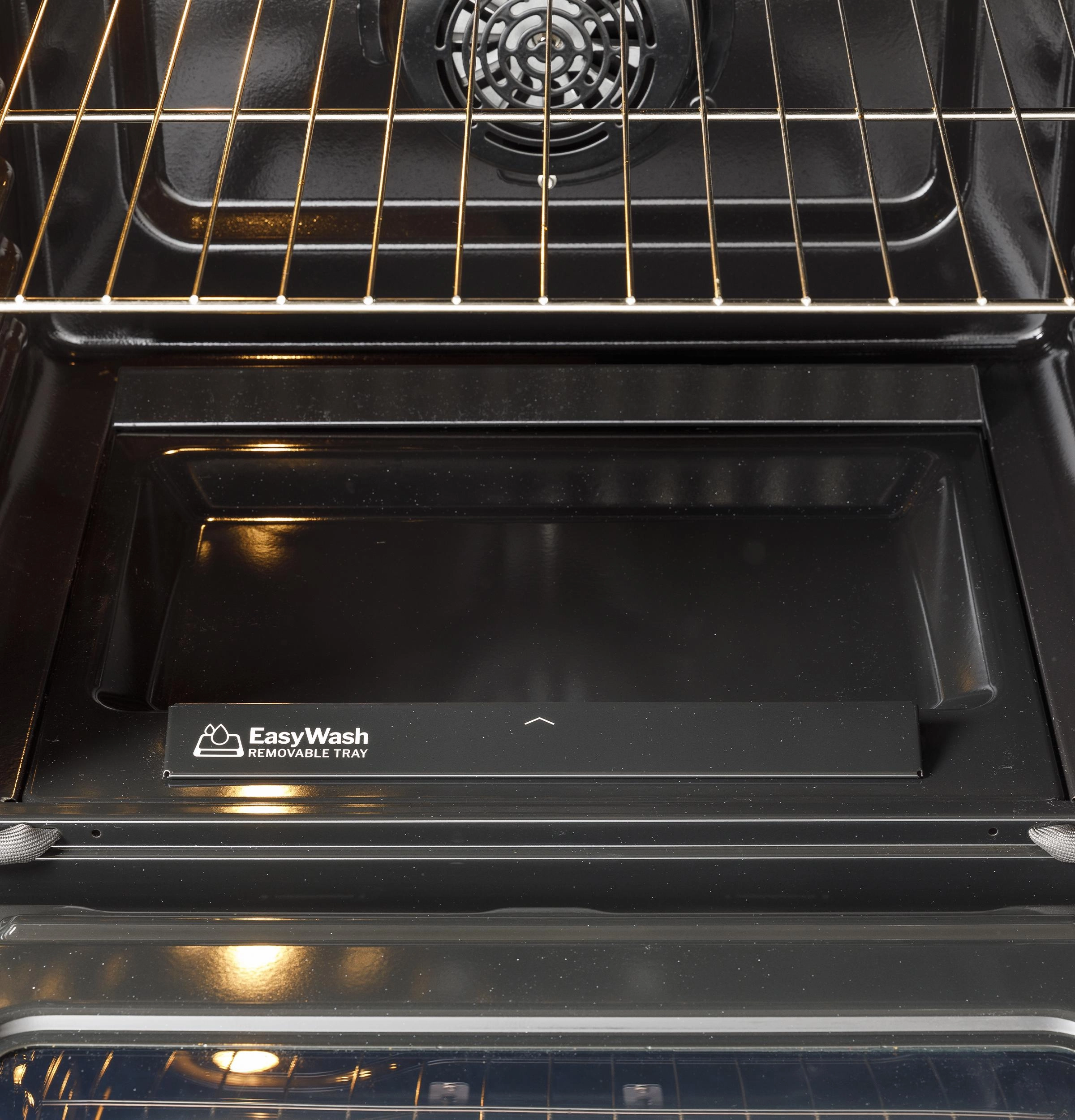 Ge Appliances GRF600AVWW Ge? 30" Free-Standing Electric Convection Range With No Preheat Air Fry And Easywash&#8482; Oven Tray
