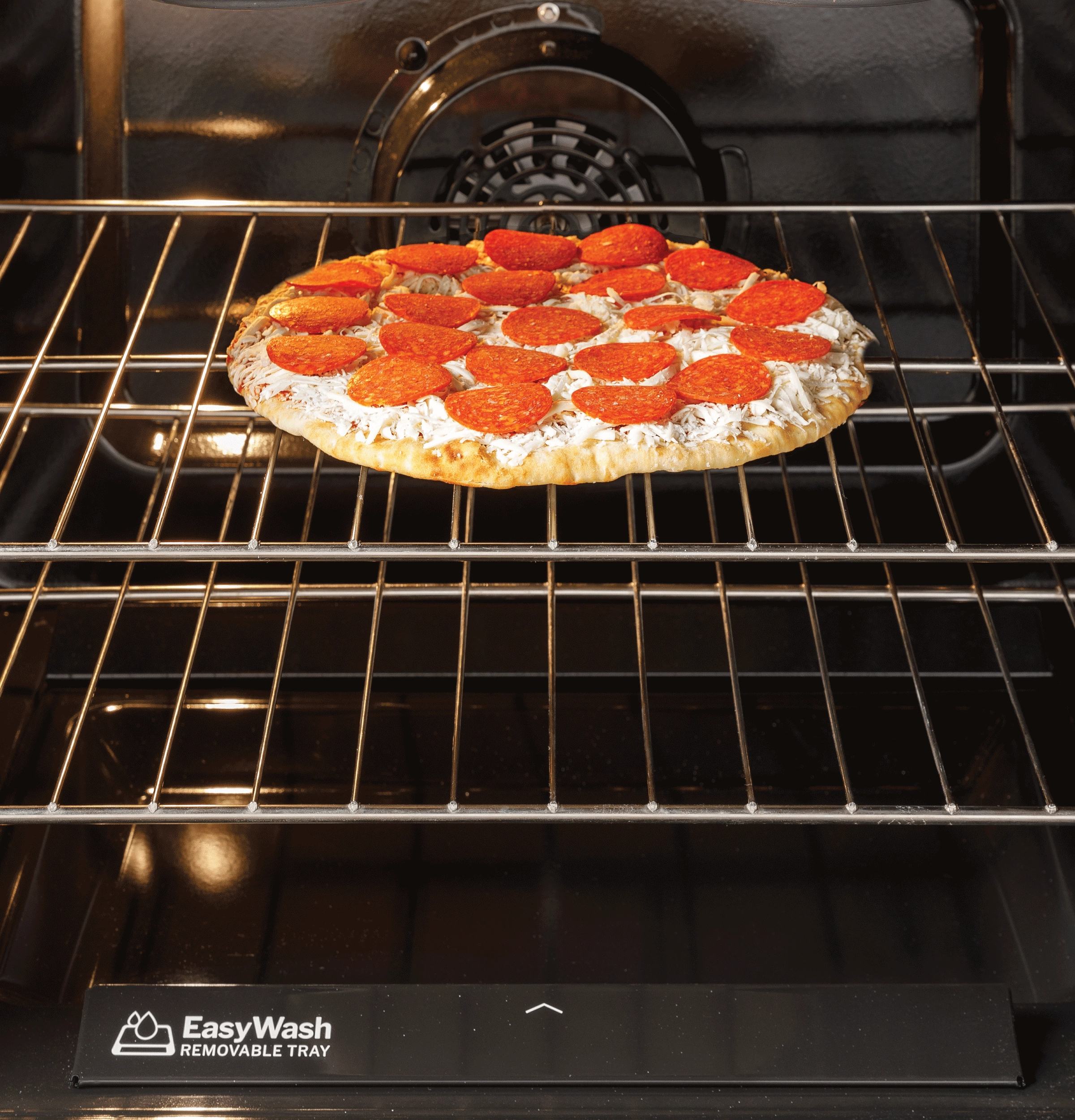 Ge Appliances GRF600AVWW Ge? 30" Free-Standing Electric Convection Range With No Preheat Air Fry And Easywash&#8482; Oven Tray