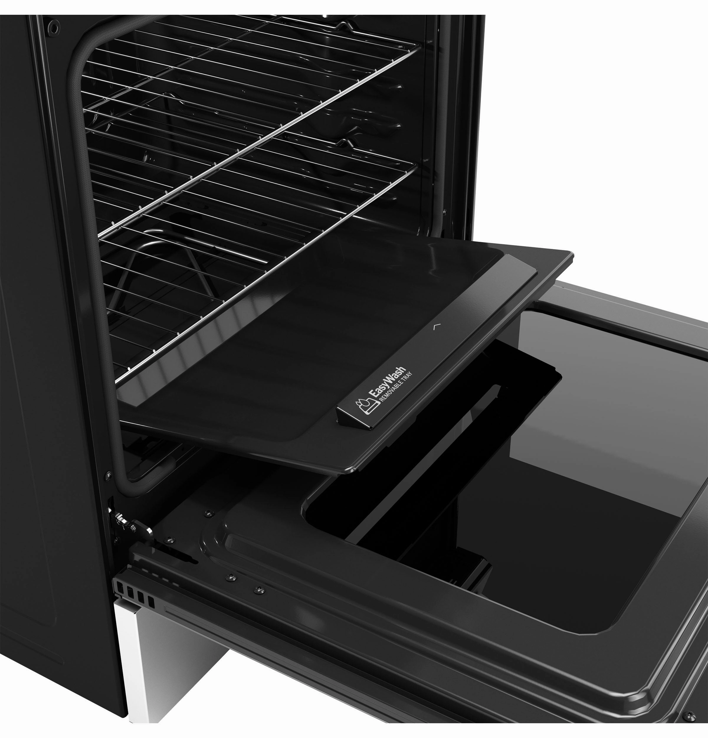 Ge Appliances GRS600AVFS Ge? 30" Slide-In Electric Convection Range With No Preheat Air Fry And Easywash&#8482; Oven Tray