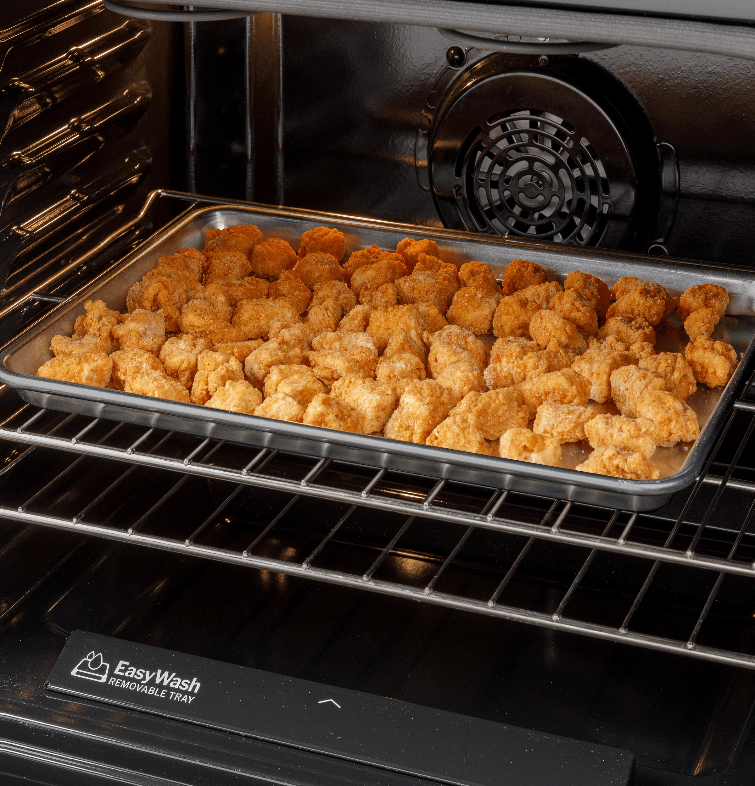 Ge Appliances GRS600AVFS Ge? 30" Slide-In Electric Convection Range With No Preheat Air Fry And Easywash&#8482; Oven Tray
