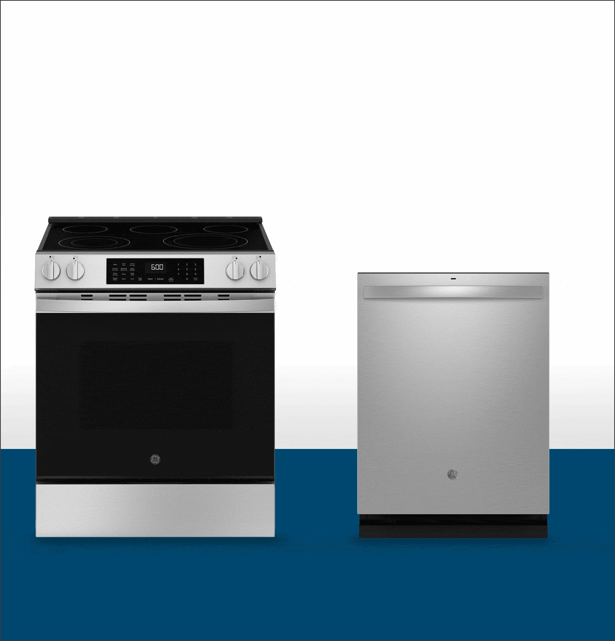 Ge Appliances GRS600AVFS Ge? 30" Slide-In Electric Convection Range With No Preheat Air Fry And Easywash&#8482; Oven Tray