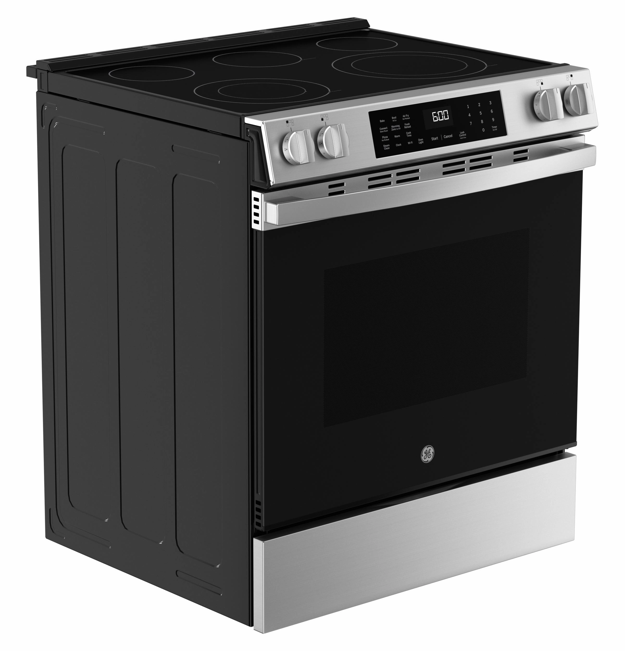 Ge Appliances GRS600AVFS Ge? 30" Slide-In Electric Convection Range With No Preheat Air Fry And Easywash&#8482; Oven Tray