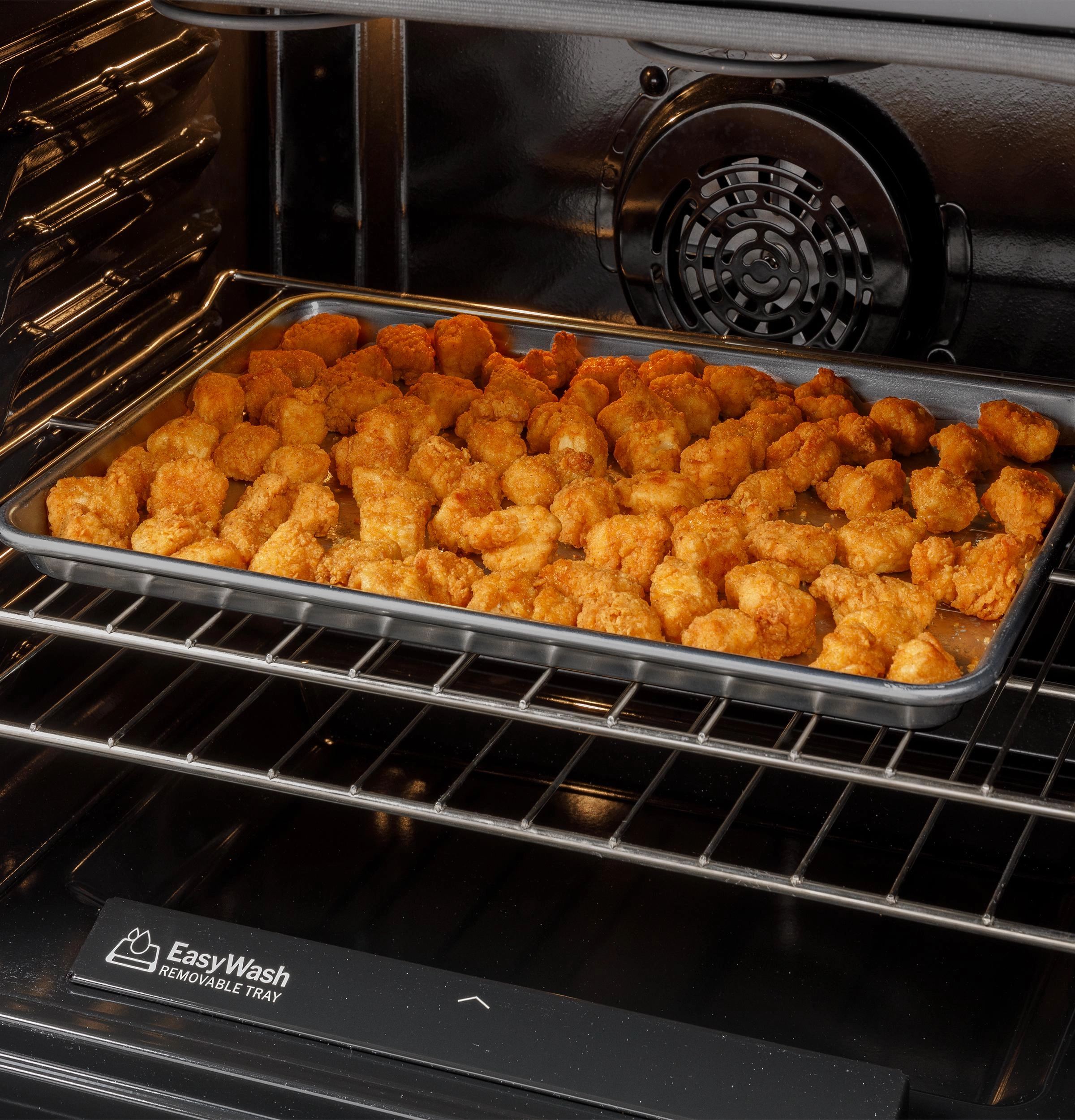 Ge Appliances GRS600AVFS Ge? 30" Slide-In Electric Convection Range With No Preheat Air Fry And Easywash&#8482; Oven Tray