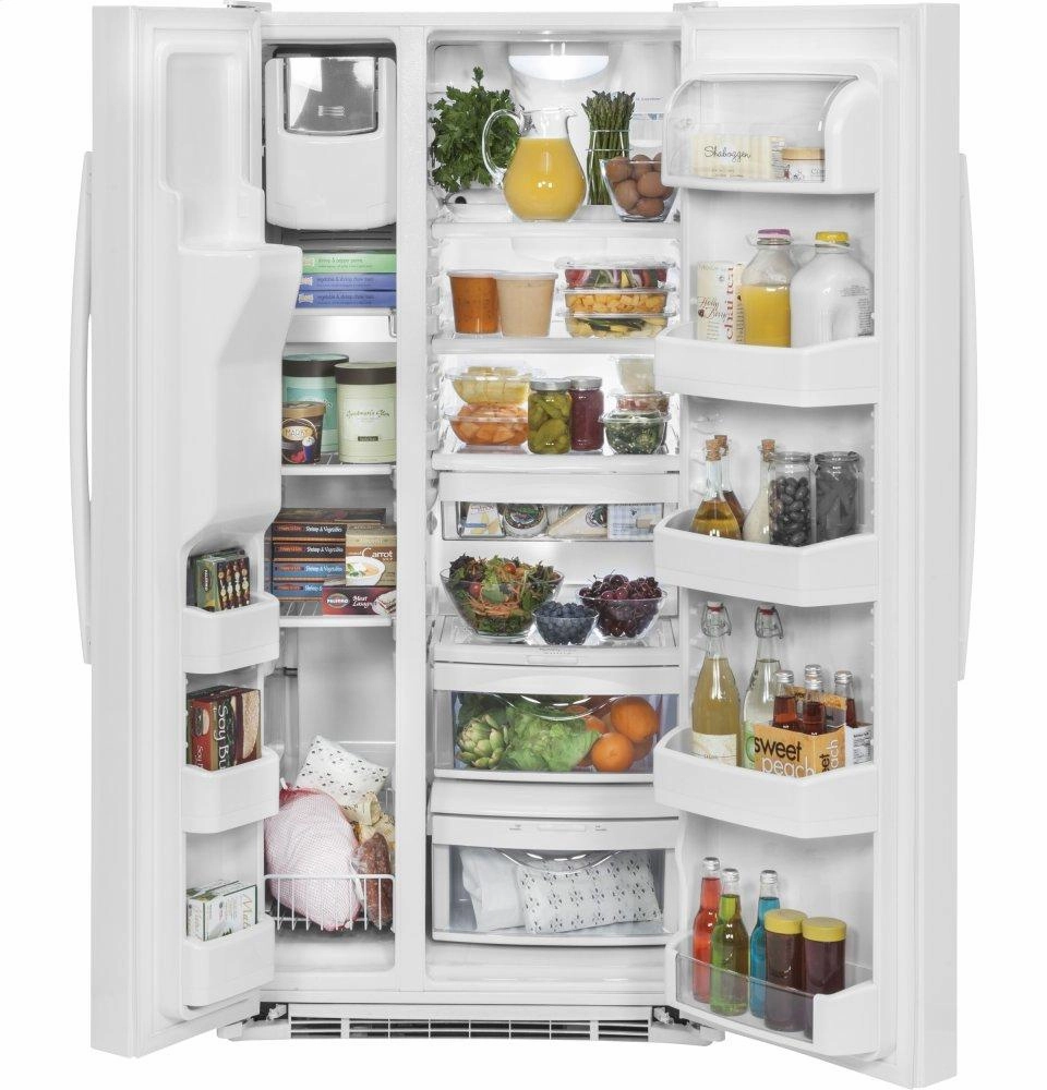 Ge Appliances GSE23GGKWW Ge? Energy Star? 23.2 Cu. Ft. Side-By-Side Refrigerator
