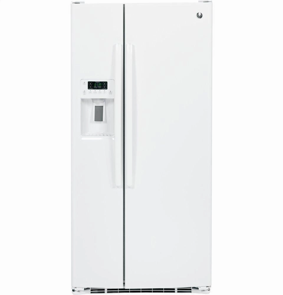 Ge Appliances GSE23GGKWW Ge? Energy Star? 23.2 Cu. Ft. Side-By-Side Refrigerator Freestanding Refrigerators freestanding fridge freezer combo
