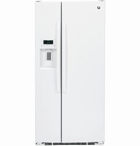 Ge Appliances GSE23GGKWW Ge? Energy Star? 23.2 Cu. Ft. Side-By-Side Refrigerator Freestanding Refrigerators freestanding fridge freezer combo