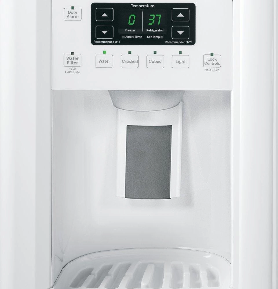 Ge Appliances GSE23GGKWW Ge? Energy Star? 23.2 Cu. Ft. Side-By-Side Refrigerator