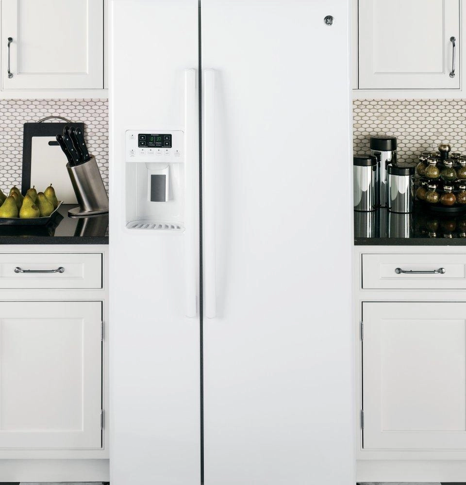 Ge Appliances GSE23GGKWW Ge? Energy Star? 23.2 Cu. Ft. Side-By-Side Refrigerator