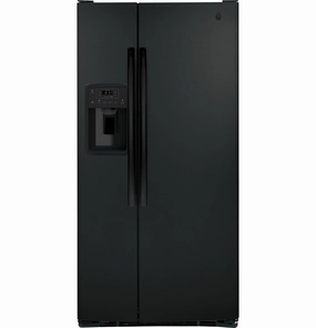 Ge Appliances GSE23GGPBB Ge? Energy Star? 23.0 Cu. Ft. Side-By-Side Refrigerator Freestanding Refrigerators freestanding fridge freezer combo