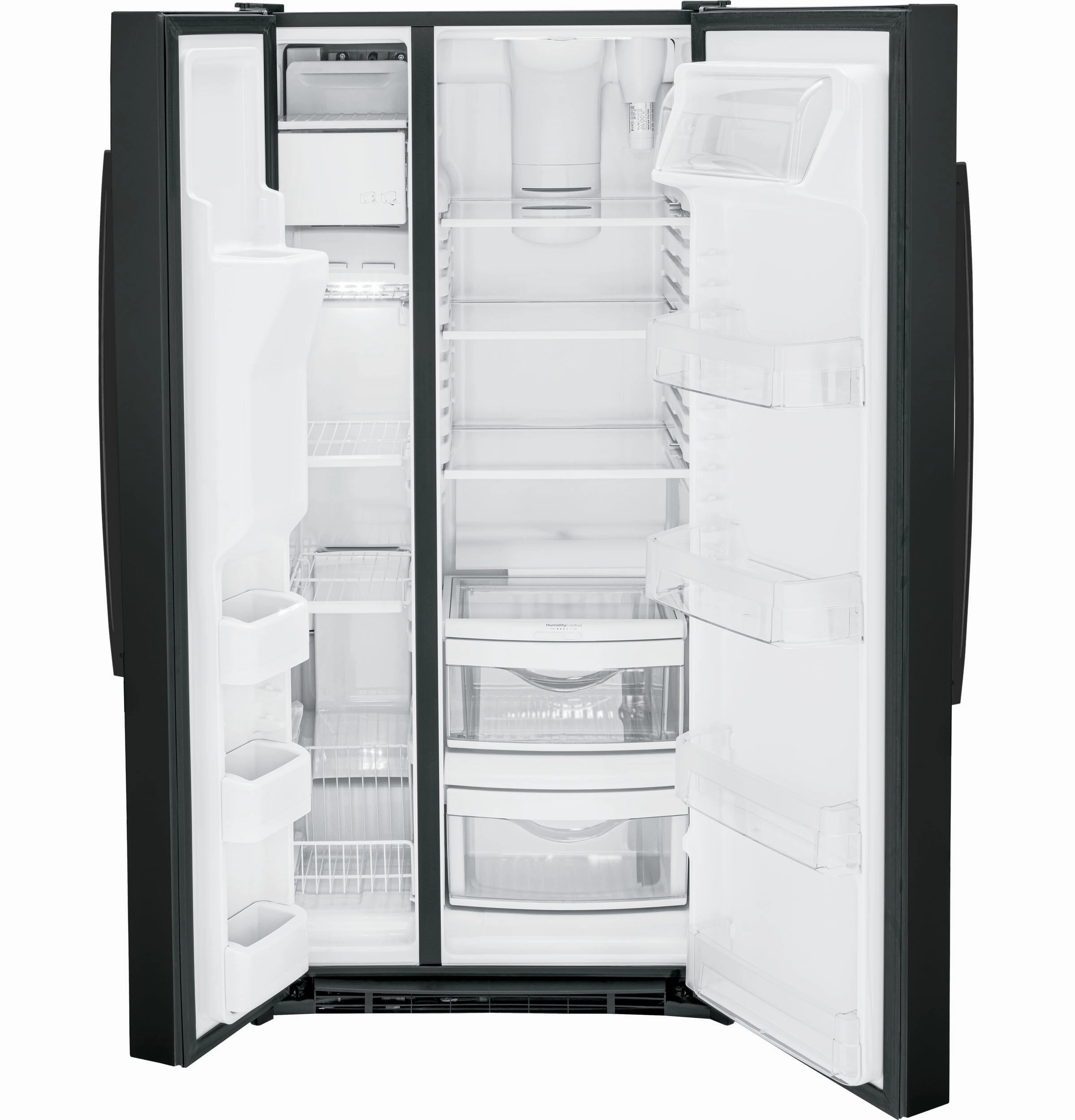 Ge Appliances GSE23GGPBB Ge? Energy Star? 23.0 Cu. Ft. Side-By-Side Refrigerator
