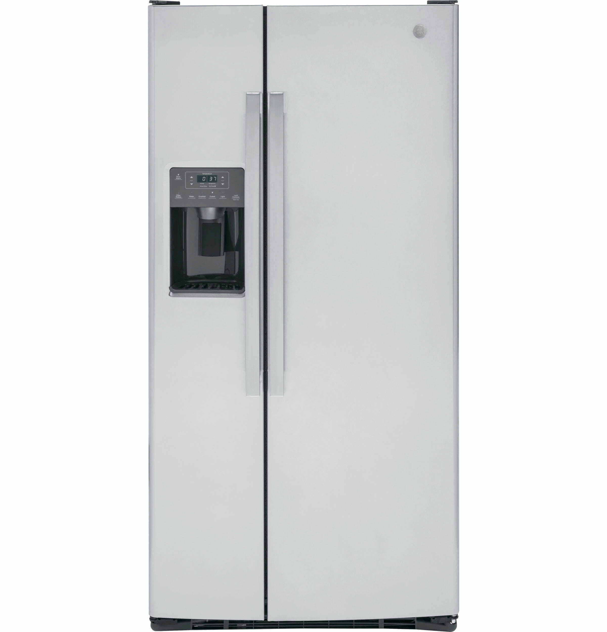 Ge Appliances GSE23GYPFS Ge? Energy Star? 23.0 Cu. Ft. Side-By-Side Refrigerator Freestanding Refrigerators freestanding fridge freezer combo