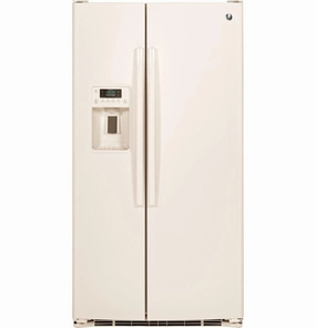 Ge Appliances GSE25GGHCC Ge? Energy Star? 25.3 Cu. Ft. Side-By-Side Refrigerator Freestanding Refrigerators freestanding fridge freezer combo