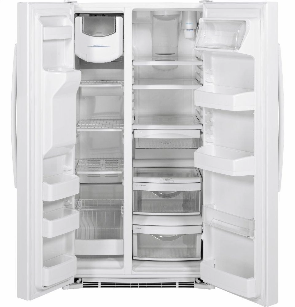 Ge Appliances GSE25GGHWW Ge? Energy Star? 25.3 Cu. Ft. Side-By-Side Refrigerator