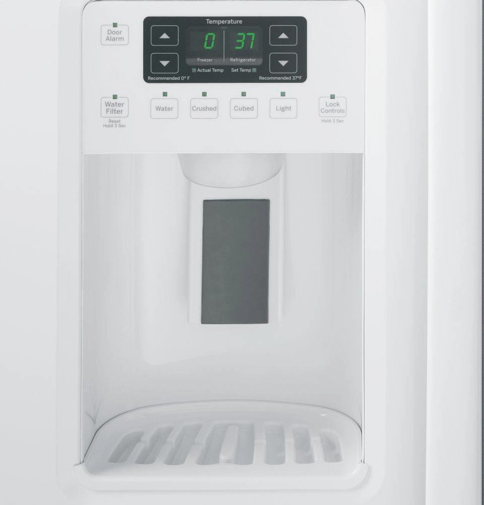 Ge Appliances GSE25GGHWW Ge? Energy Star? 25.3 Cu. Ft. Side-By-Side Refrigerator