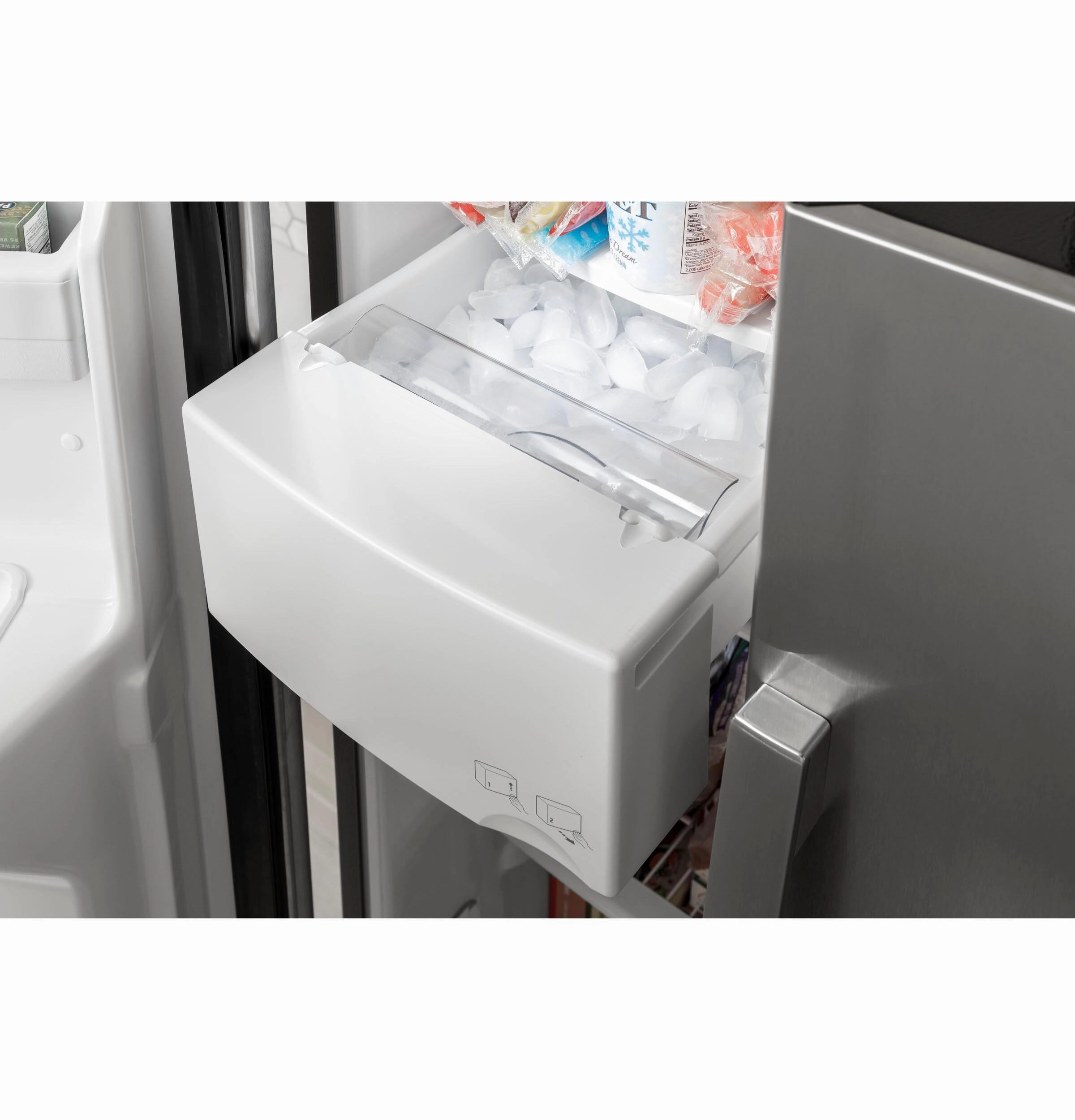 Ge Appliances GSE25GYPFS Ge? Energy Star? 25.3 Cu. Ft. Side-By-Side Refrigerator