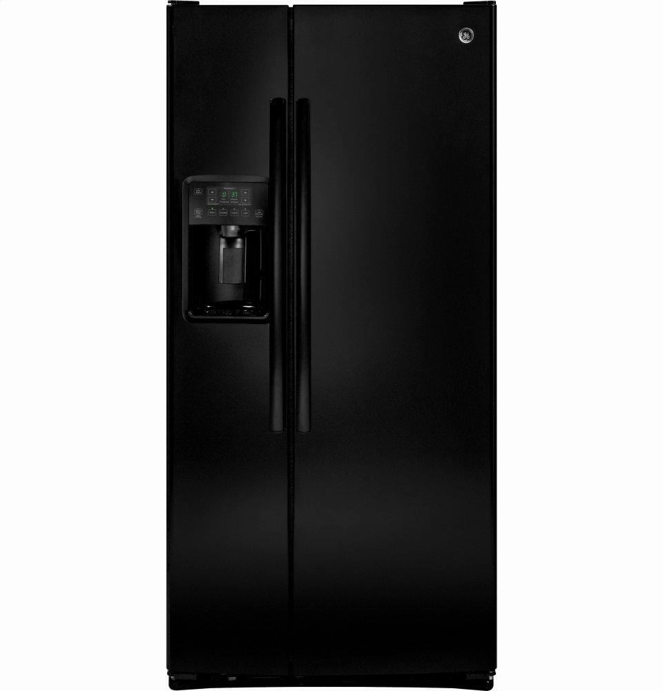 Ge Appliances GSS23GGKBB Ge? 23.2 Cu. Ft. Side-By-Side Refrigerator Freestanding Refrigerators freestanding fridge freezer combo