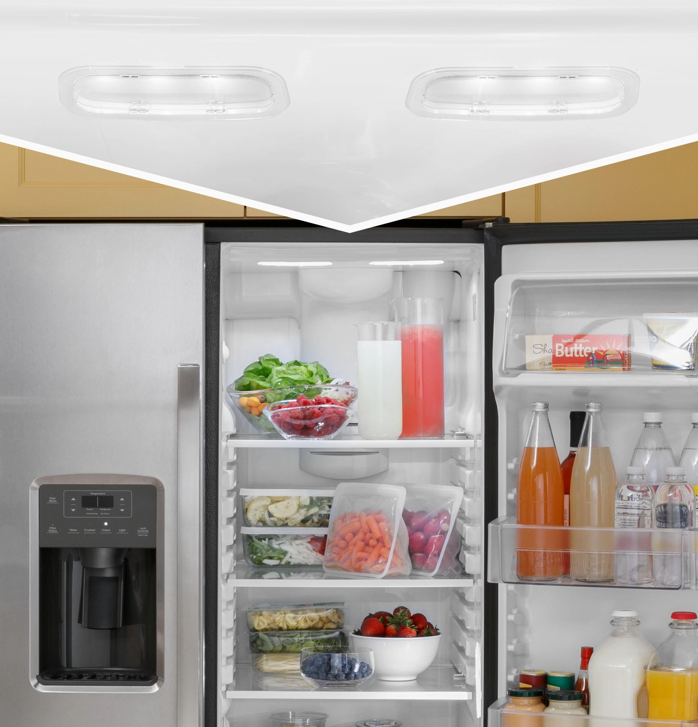 Ge Appliances GSS23GGPCC Ge? 23.0 Cu. Ft. Side-By-Side Refrigerator