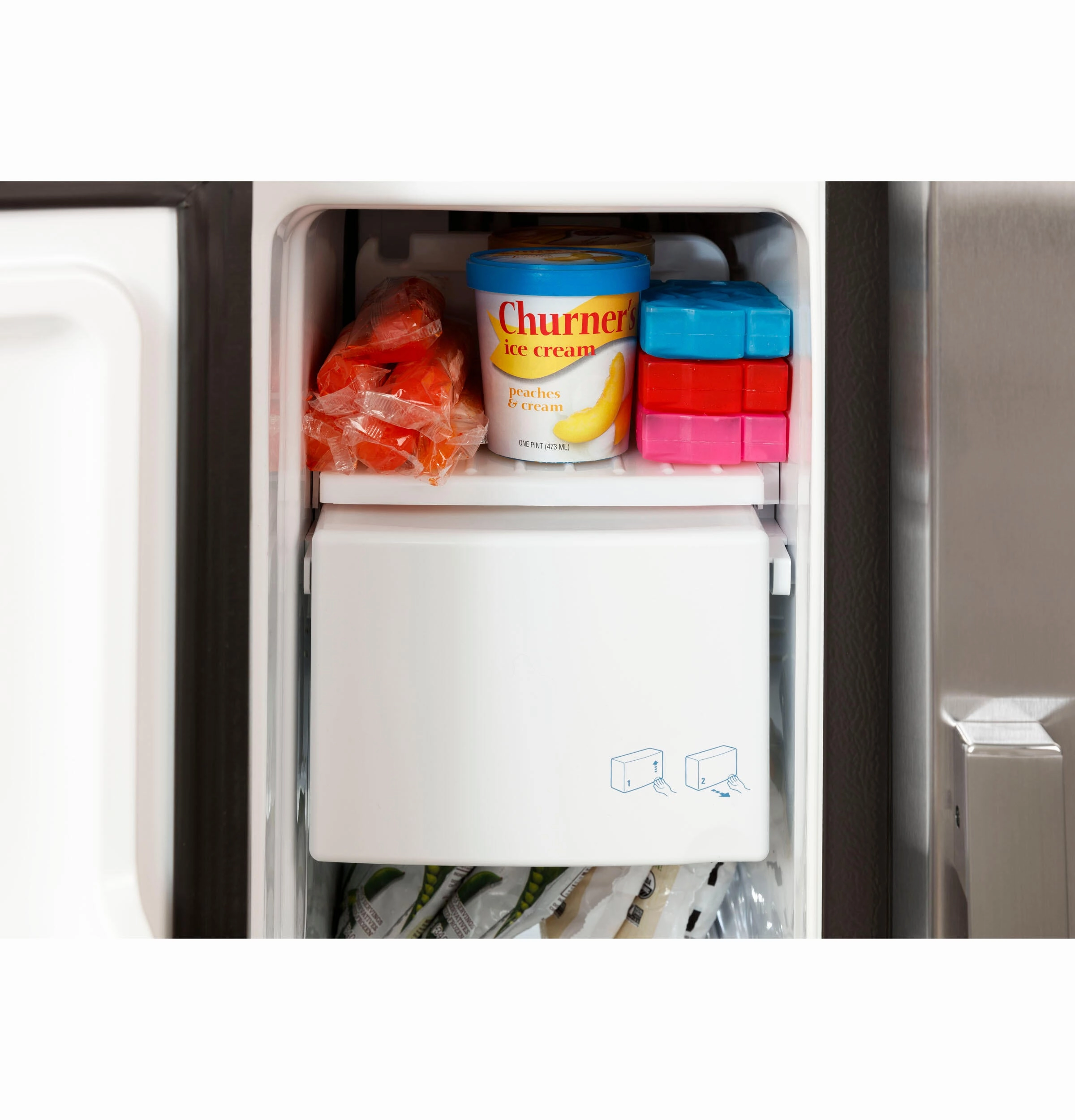 Ge Appliances GSS23GGPWW Ge? 23.0 Cu. Ft. Side-By-Side Refrigerator