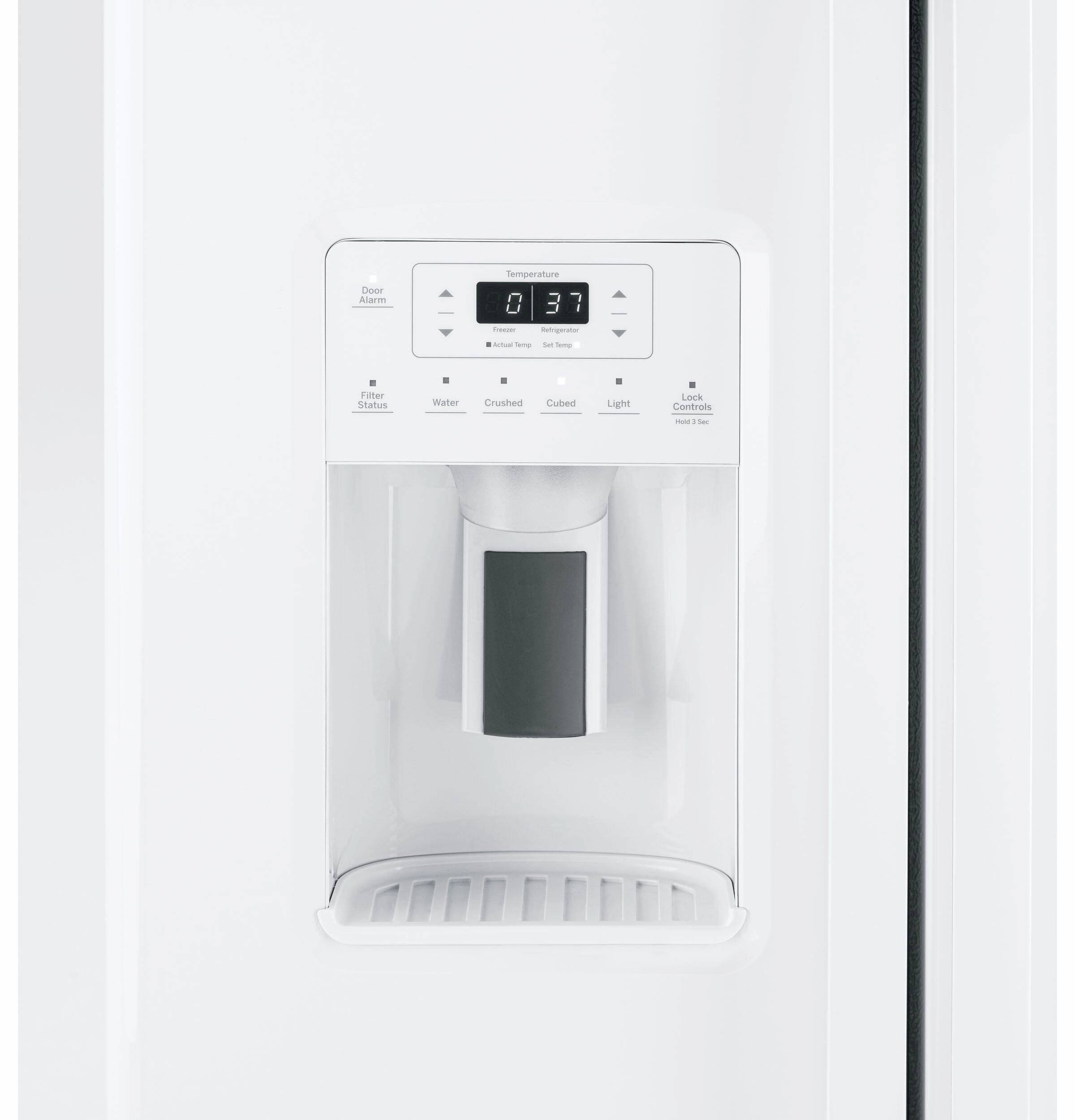 Ge Appliances GSS23GGPWW Ge? 23.0 Cu. Ft. Side-By-Side Refrigerator