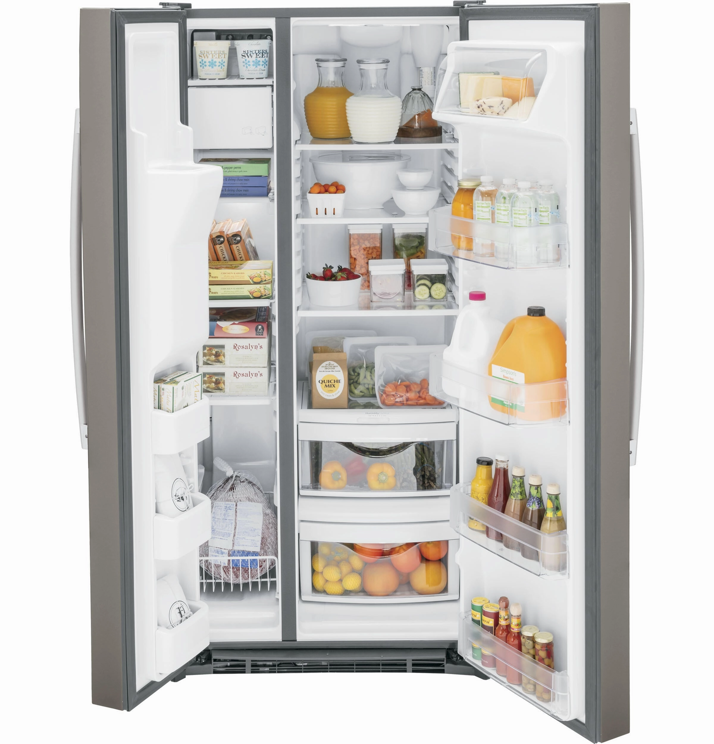 Ge Appliances GSS23GMPES Ge? 23.0 Cu. Ft. Side-By-Side Refrigerator