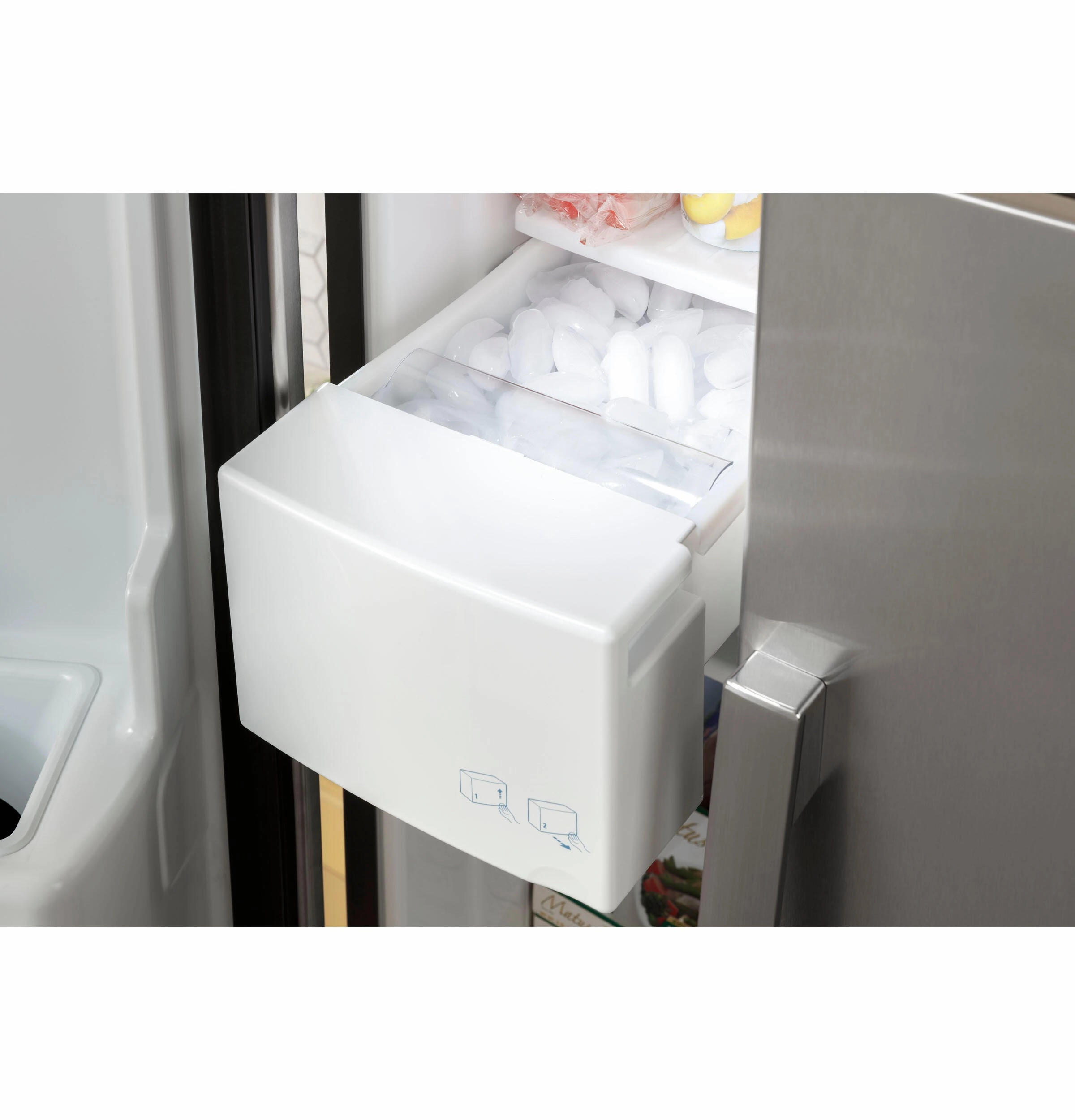 Ge Appliances GSS23GMPES Ge? 23.0 Cu. Ft. Side-By-Side Refrigerator