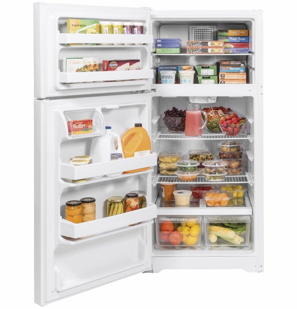Ge Appliances GTE16DTNLWW Ge? Energy Star? 15.6 Cu. Ft. Top-Freezer Refrigerator