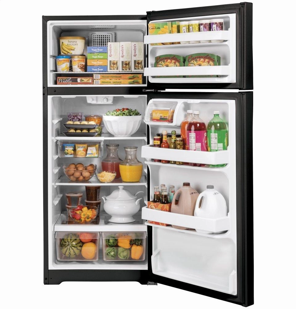 Ge Appliances GTE17GTNRBB Ge? Energy Star? 16.6 Cu. Ft. Top-Freezer Refrigerator
