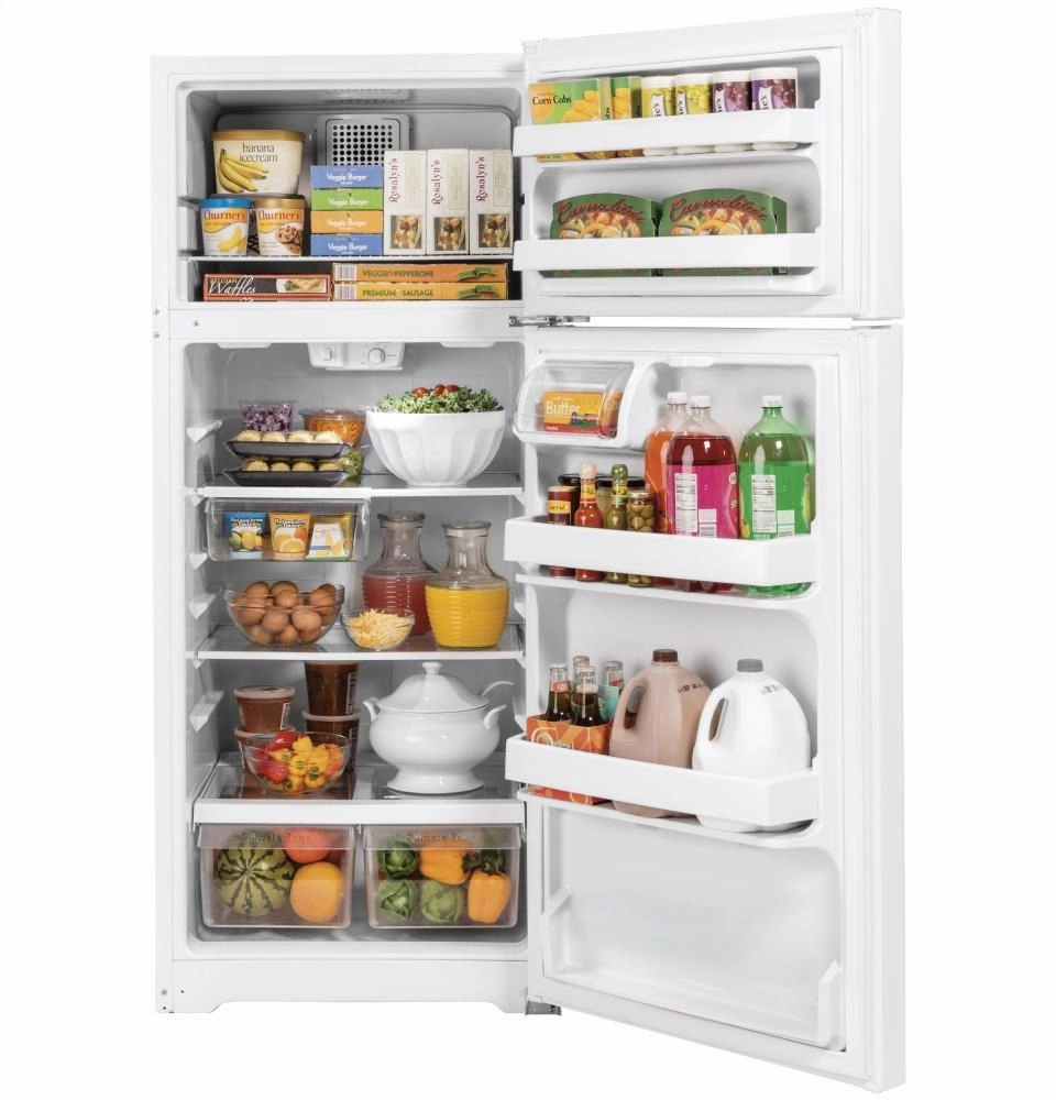Ge Appliances GTE17GTNRWW Ge? Energy Star? 16.6 Cu. Ft. Top-Freezer Refrigerator