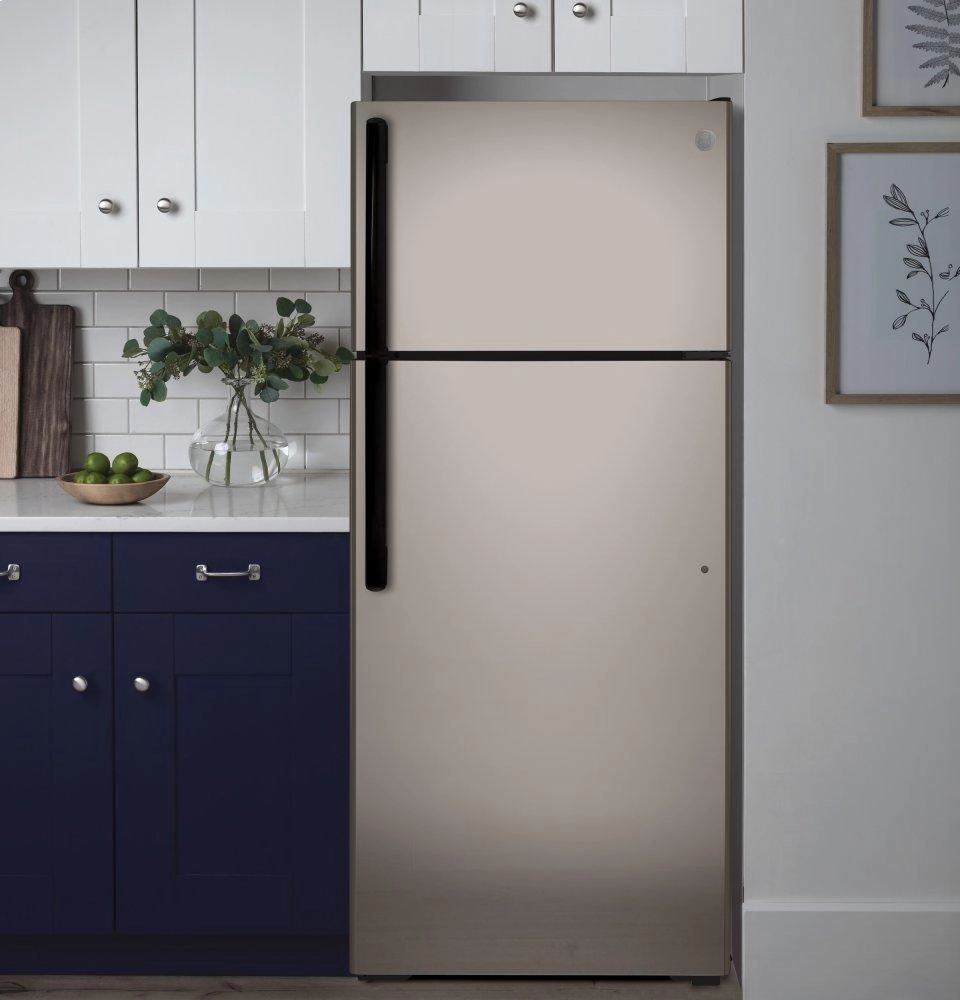 Ge Appliances GTE18DCNRSA Ge? Energy Star? 17.5 Cu. Ft. Top-Freezer Refrigerator