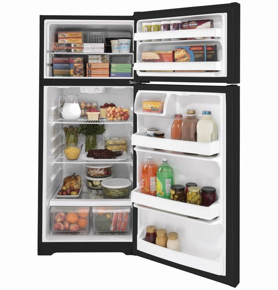 Ge Appliances GTE18DTNRBB Ge? Energy Star? 17.5 Cu. Ft. Top-Freezer Refrigerator
