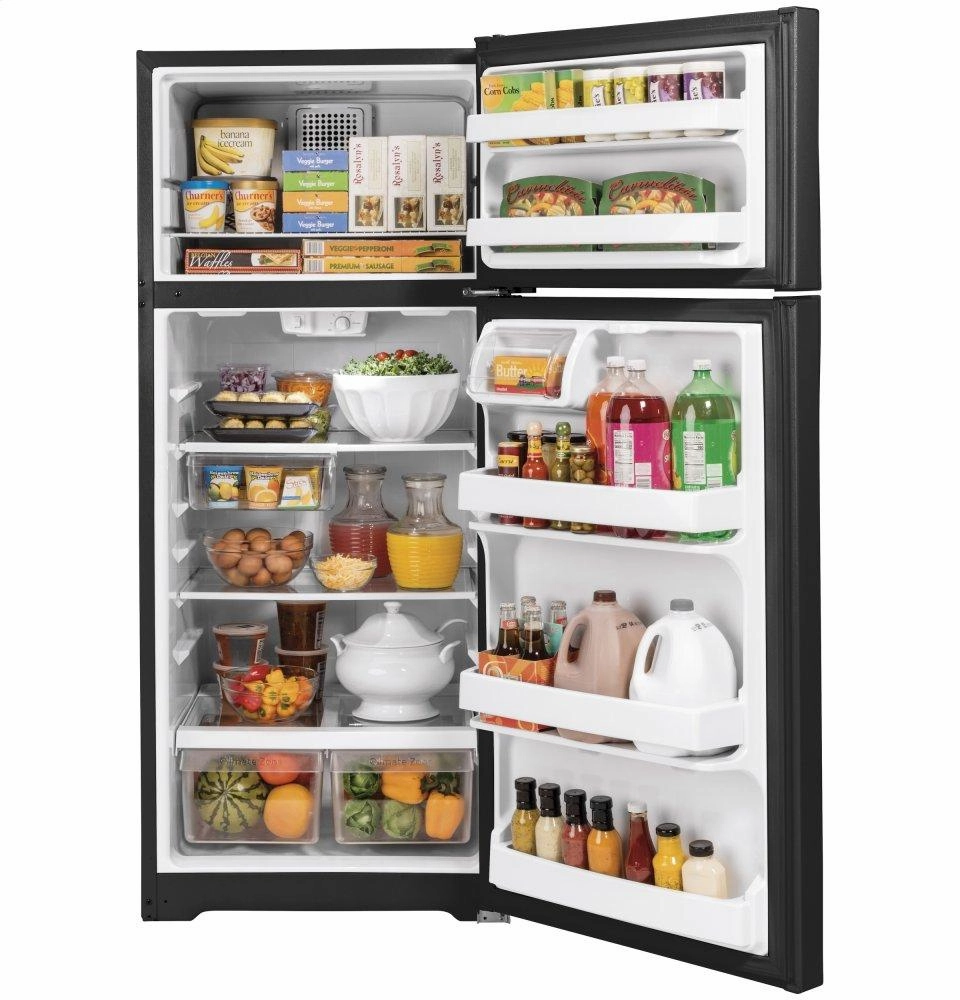 Ge Appliances GTE18GTNRBB Ge? Energy Star? 17.5 Cu. Ft. Top-Freezer Refrigerator