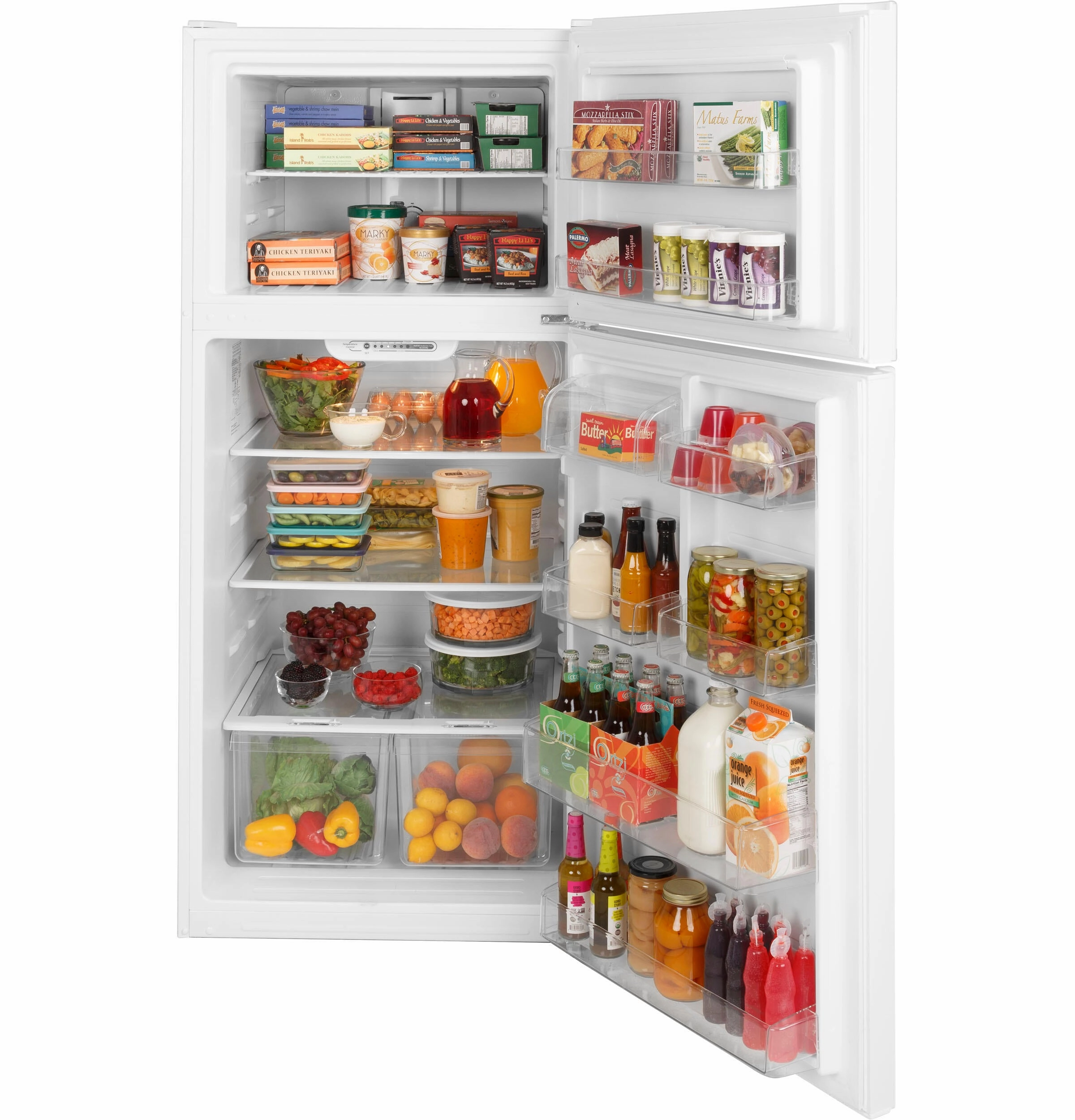 Ge Appliances GTE18MTRRWW Ge? Energy Star? 18.3 Cu. Ft. Top-Freezer Refrigerator