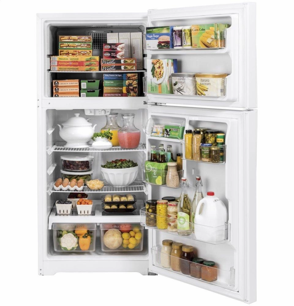Ge Appliances GTE19DTNRWW Ge? Energy Star? 19.2 Cu. Ft. Top-Freezer Refrigerator