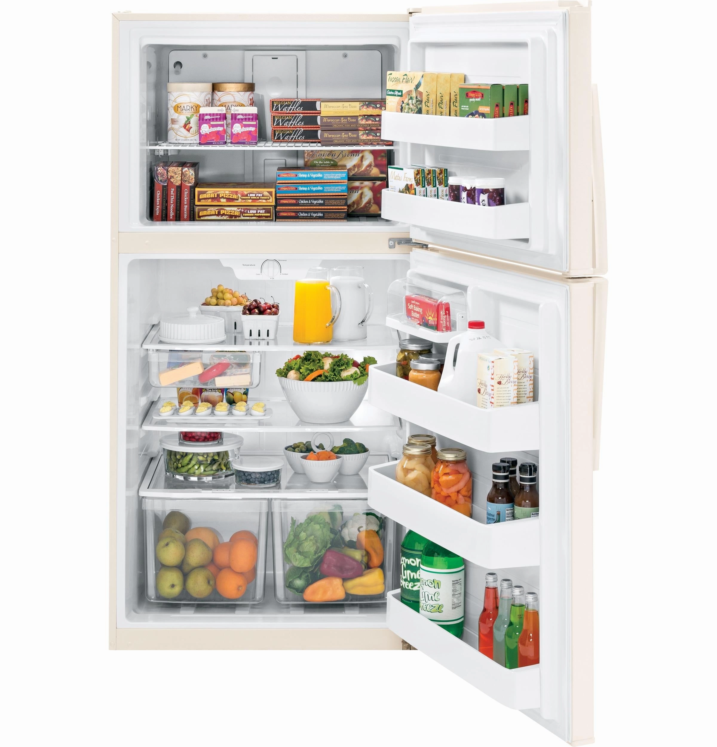 Ge Appliances GTE21GTHCC Ge? Energy Star? 21.1 Cu. Ft. Top-Freezer Refrigerator