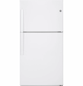 Ge Appliances GTE21GTHWW Ge? Energy Star? 21.1 Cu. Ft. Top-Freezer Refrigerator Freestanding Refrigerators freestanding fridge freezer combo