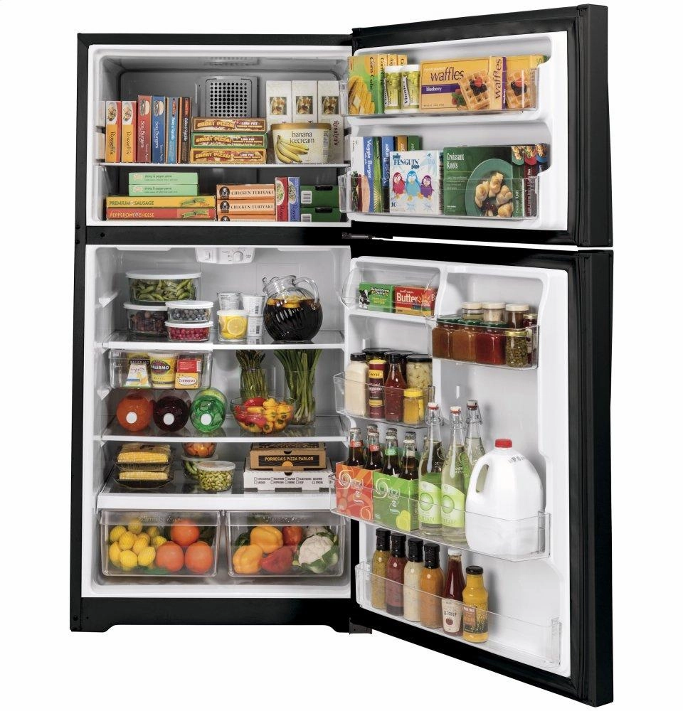 Ge Appliances GTE22JTNRBB Ge? Energy Star? 21.9 Cu. Ft. Top-Freezer Refrigerator