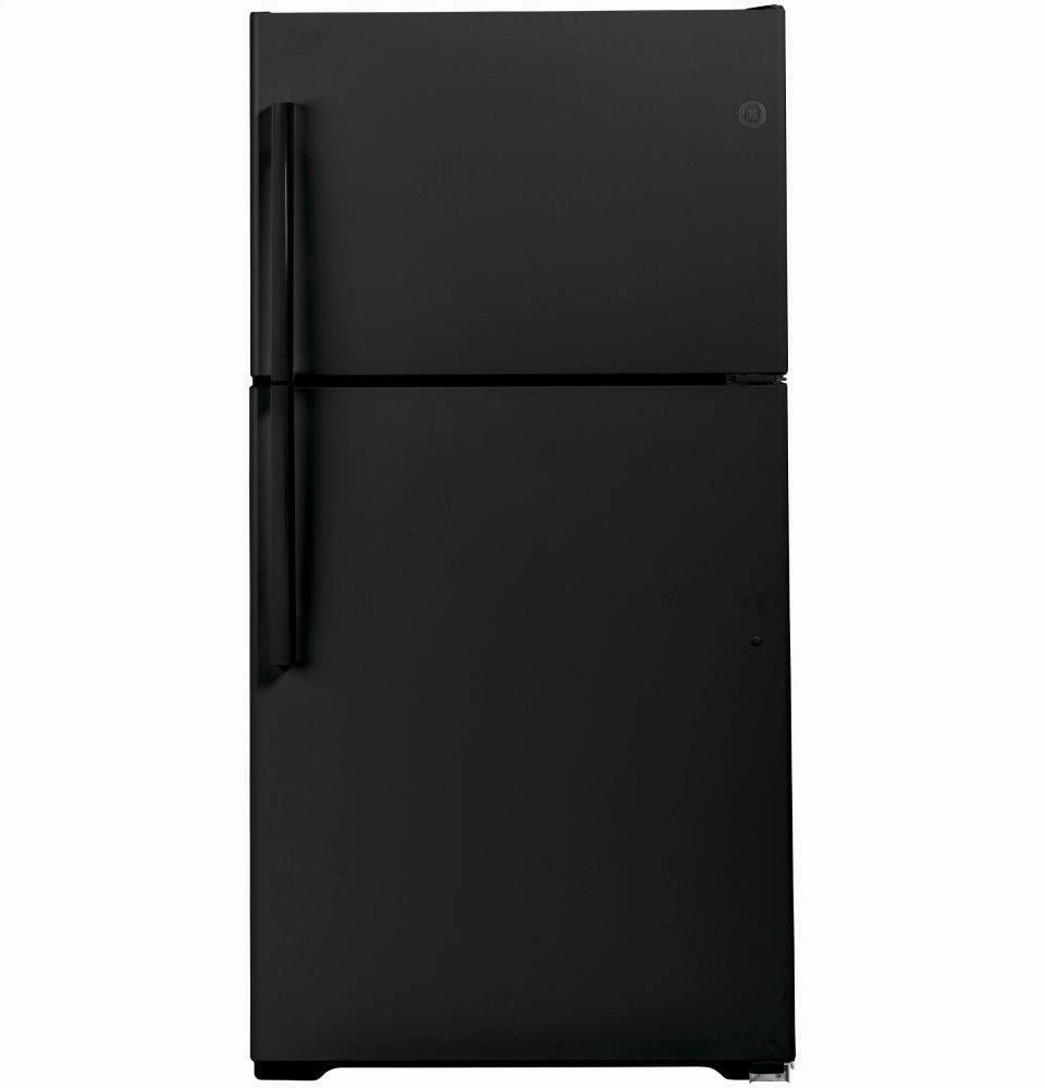 Ge Appliances GTE22JTNRBB Ge? Energy Star? 21.9 Cu. Ft. Top-Freezer Refrigerator Freestanding Refrigerators freestanding fridge freezer combo