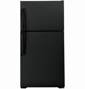 Ge Appliances GTE22JTNRBB Ge? Energy Star? 21.9 Cu. Ft. Top-Freezer Refrigerator Freestanding Refrigerators freestanding fridge freezer combo