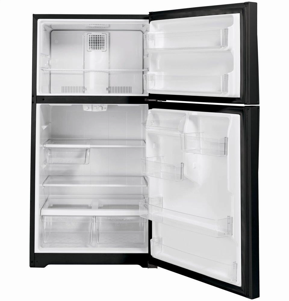Ge Appliances GTE22JTNRBB Ge? Energy Star? 21.9 Cu. Ft. Top-Freezer Refrigerator