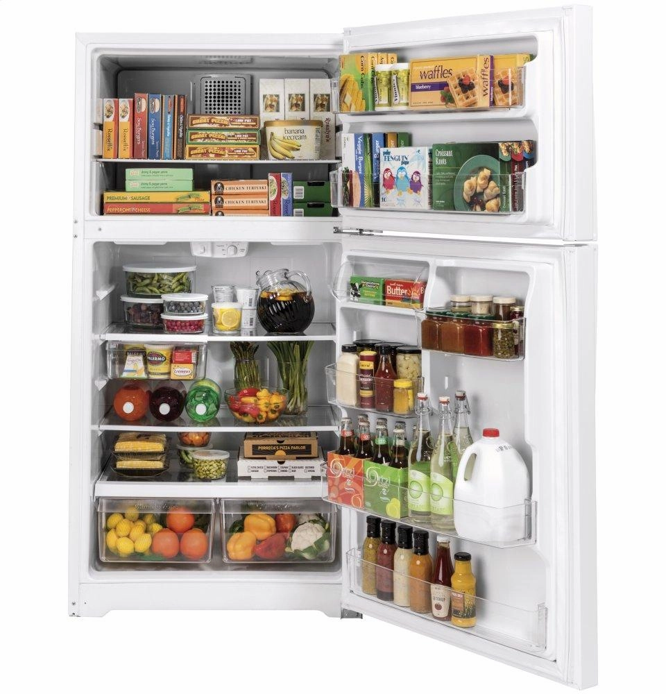 Ge Appliances GTE22JTNRWW Ge? Energy Star? 21.9 Cu. Ft. Top-Freezer Refrigerator