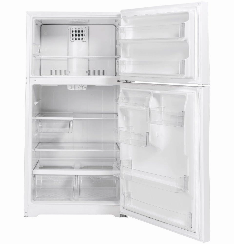 Ge Appliances GTE22JTNRWW Ge? Energy Star? 21.9 Cu. Ft. Top-Freezer Refrigerator