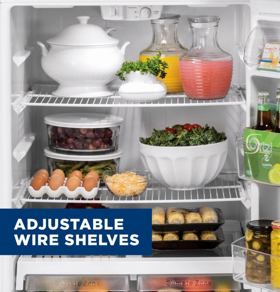 Ge Appliances GTS19KGNRWW Ge? 19.2 Cu. Ft. Top-Freezer Refrigerator