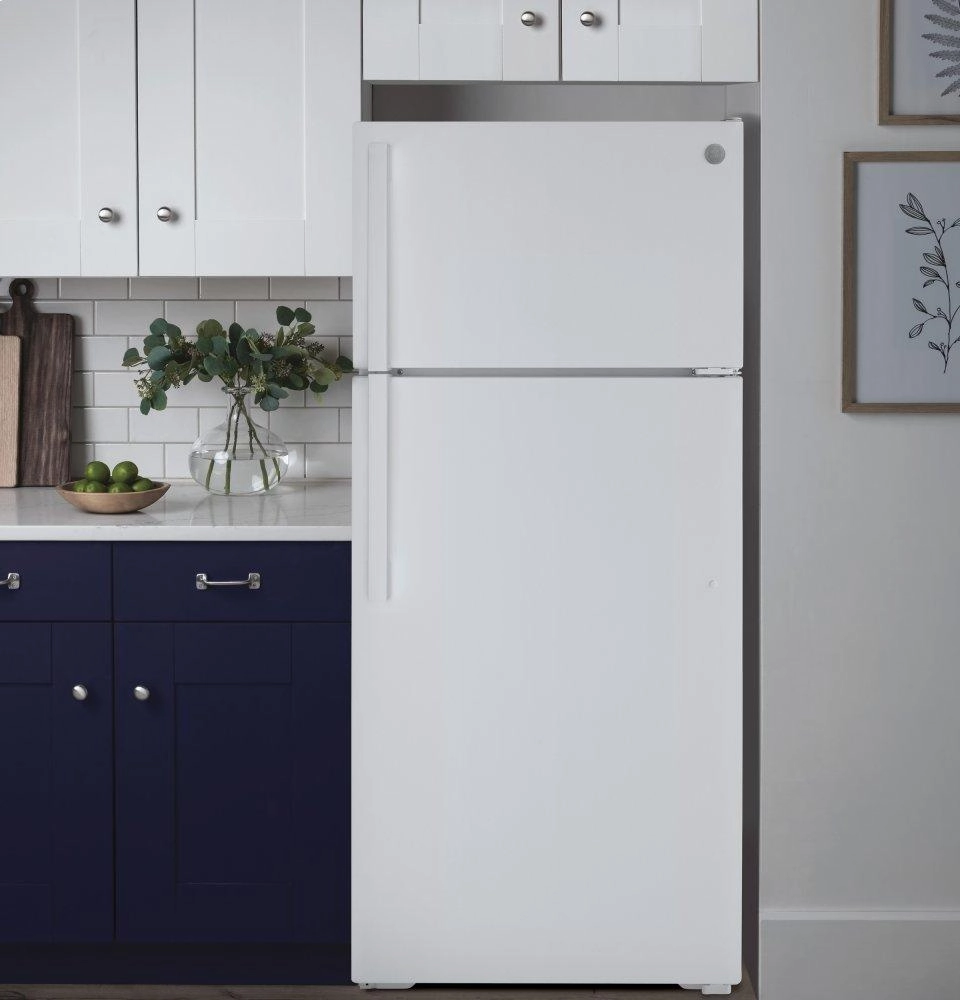 Ge Appliances GTS22KGNRWW Ge? 21.9 Cu. Ft. Top-Freezer Refrigerator