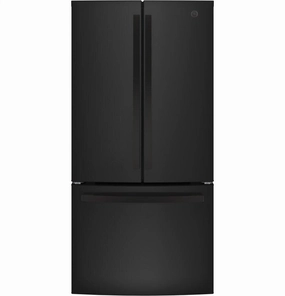 Ge Appliances GWE19JGLBB Ge? Energy Star? 18.6 Cu. Ft. Counter-Depth French-Door Refrigerator Freestanding Refrigerators freestanding fridge freezer combo