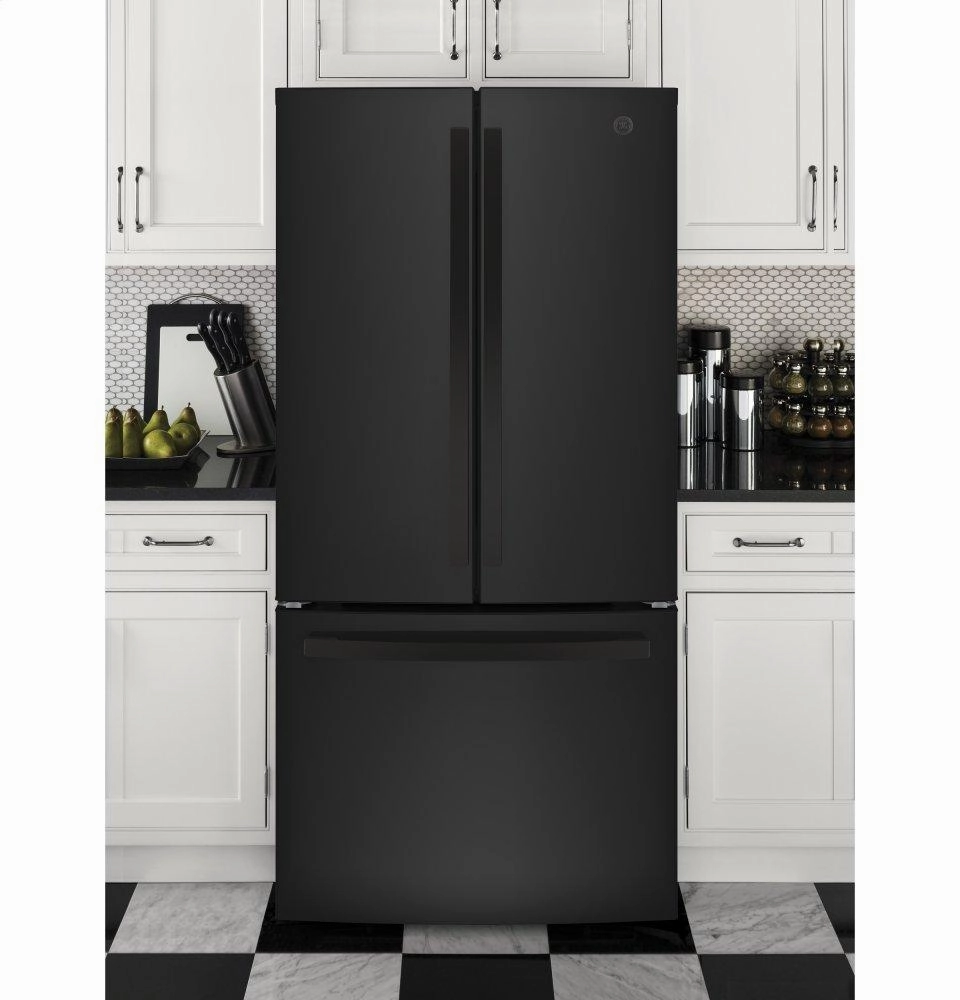 Ge Appliances GWE19JGLBB Ge? Energy Star? 18.6 Cu. Ft. Counter-Depth French-Door Refrigerator