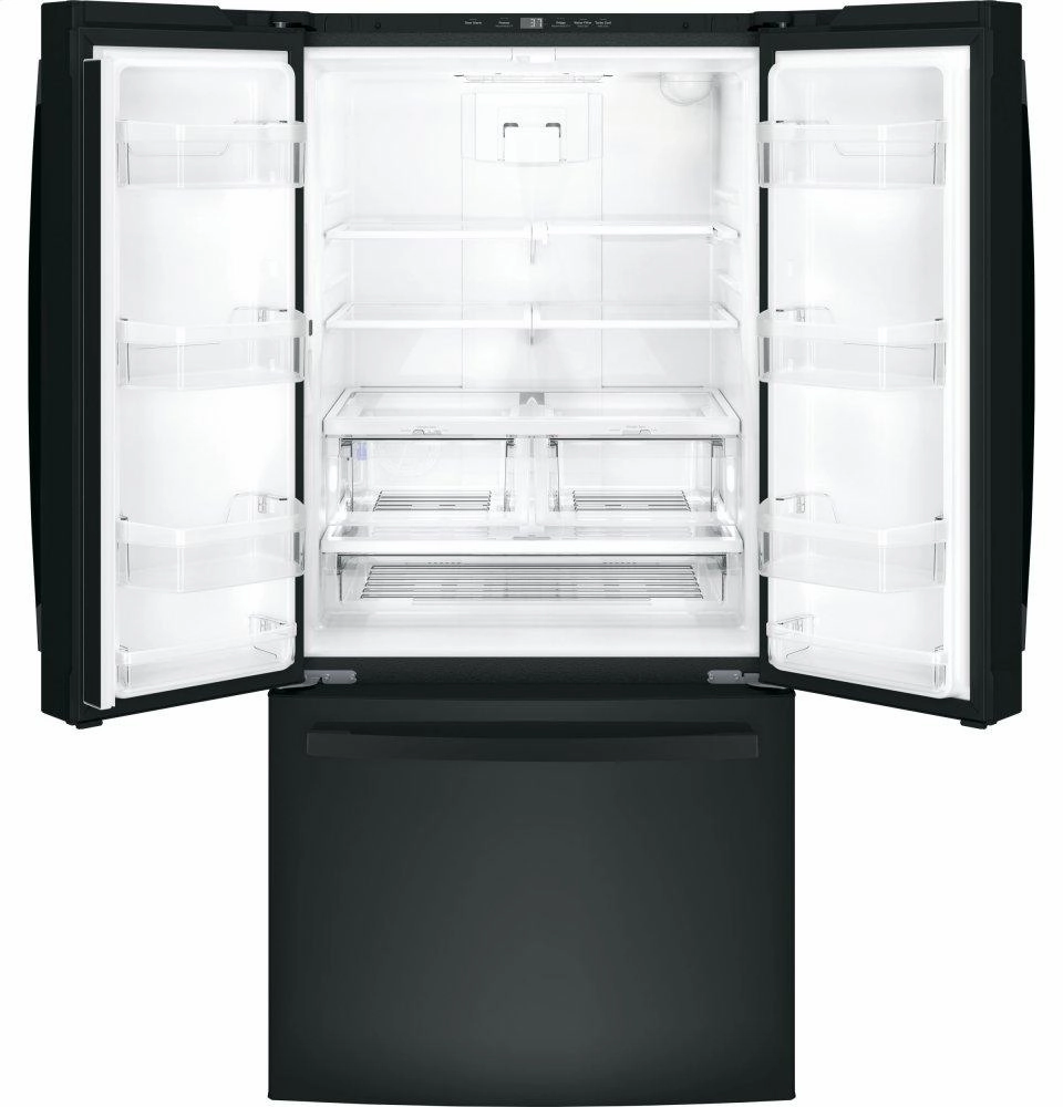 Ge Appliances GWE19JGLBB Ge? Energy Star? 18.6 Cu. Ft. Counter-Depth French-Door Refrigerator