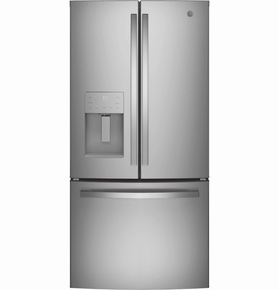 Ge Appliances GYE18JYLFS Ge? Energy Star? 17.5 Cu. Ft. Counter-Depth French-Door Refrigerator Freestanding Refrigerators freestanding fridge freezer combo