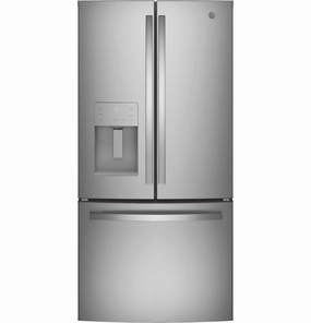 Ge Appliances GYE18JYLFS Ge? Energy Star? 17.5 Cu. Ft. Counter-Depth French-Door Refrigerator Freestanding Refrigerators freestanding fridge freezer combo