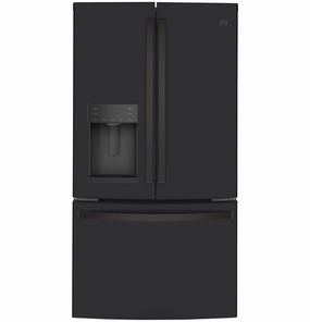 Ge Appliances GYE22GENDS Ge? Energy Star? 22.1 Cu. Ft. Counter-Depth French-Door Refrigerator Freestanding Refrigerators freestanding fridge freezer combo