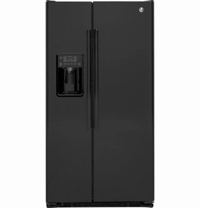 Ge Appliances GZS22DGJBB Ge? 21.9 Cu. Ft. Counter-Depth Side-By-Side Refrigerator Freestanding Refrigerators freestanding fridge freezer combo